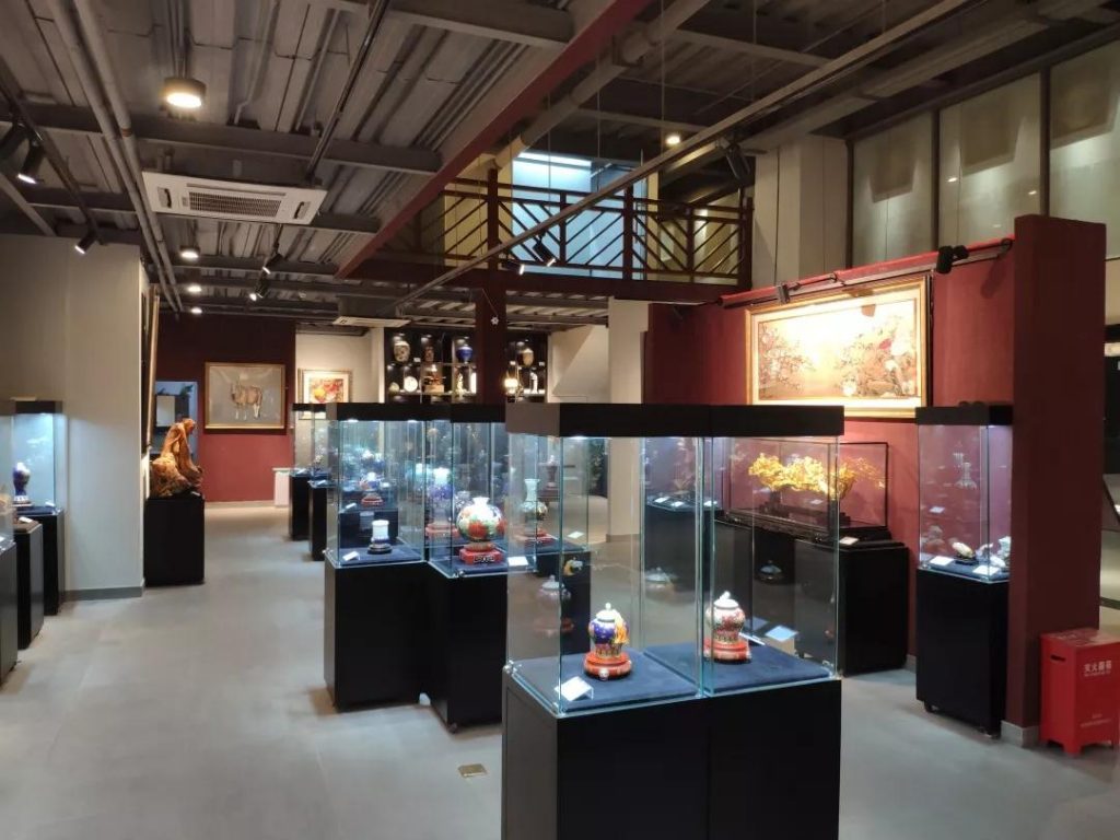 巖星建設(shè)|廣東嶺南工藝美術(shù)館工程設(shè)計插圖(3) 大廳